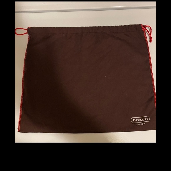 Coach Dresses & Skirts - Coach Women's Brown Skirt with Red Accents